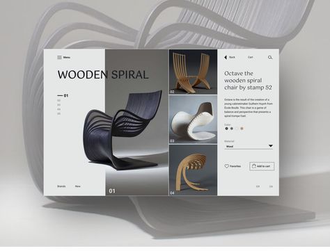 furniture design by Sabina Rustamova on Dribbble Furniture Designer Portfolio, Furniture Design Board, Furniture Poster Design Layout, Poster Furniture Design, Furniture Magazine Design, Furniture Branding Design, Product Design Website, Coffee Table Book Design Layout Ideas, Furniture Design Presentation