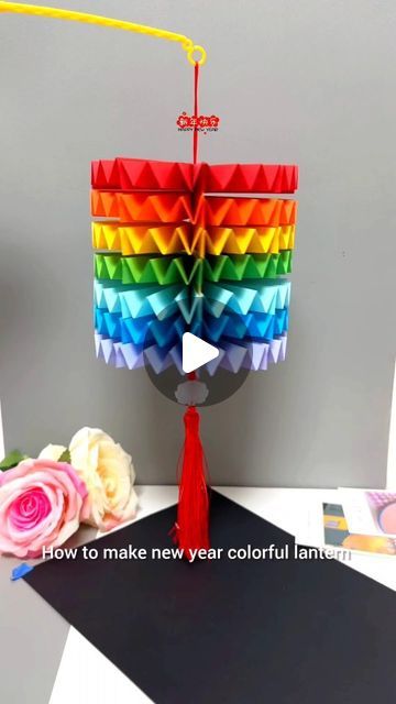 Diy Lanterns For Kids, Paper Lanterns Diy Hanging, Hanging Lanterns Diy, Chinese Lanterns Diy, Lantern Crafts For Kids, Paper Lantern Making, Lantern Crafts, Handmade Lanterns, Origami Paper Folding