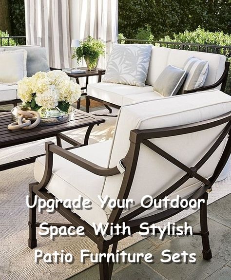 Transform your outdoor space with our stylish patio furniture sets. From cozy seating to elegant dining sets, we have everything you need to create the perfect patio oasis. Shop now and elevate your outdoor living experience with our premium patio furniture sets. Contemporary Patio Furniture, Stylish Patio Furniture, Patio Oasis, Iron Patio Furniture, Aluminum Patio Furniture, Cozy Seating, Aluminum Patio, Patio Furniture Set, Furniture Warehouse