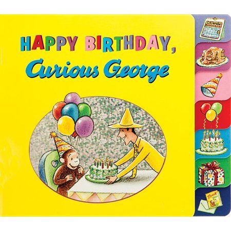 Curious George Birthday Party, Quiz Names, Curious George Birthday, Book Of Poems, Birthday Book, Short Poems, Curious George, Play Book, Little Monkeys