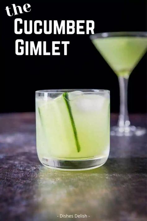 A refreshing twist on a classic, this cucumber gimlet recipe is easy to make and oh so satisfying. This gin-based cocktail is made with just a few simple ingredients and provides the perfect balance of crisp and sweet, without being overly sweet. Cucumber Gimlet, Gin Gimlet, Gimlet Recipe, Frozen Drink Recipes, Calorie Dense Foods, Frozen Cocktail Recipes, Homemade Cocktails, Cocktail And Mocktail, Cucumber Juice