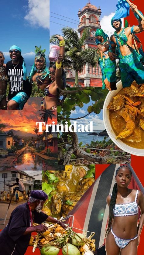 Caribbean Culture Aesthetic, Trini Aesthetic, Carribean Wallpaper, Trinidad And Tobago Aesthetic, Trinidad Aesthetic, Travel Baddie, Trinidad People, Caribbean Gyal, Trinidad Culture