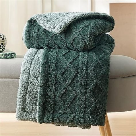 Blanket for Couch Sofa - Bed Bath & Beyond - 38330300 Fall Throw Blanket, Cable Knit Throw Blanket, Winter Dark, Blankets For Winter, Green Throw Blanket, Couch Throw Blanket, Blanket For Couch, Twin Blanket, Sherpa Throw Blankets