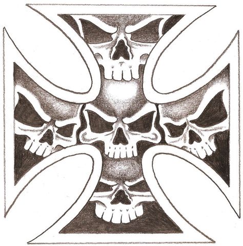 Badass Drawings, Skull Art Tattoo, Harley Davidson Artwork, Skull Stencil, Skull Art Drawing, Cartoon Character Tattoos, Cross Tattoo Designs, Animal Illustration Art, Skull Pictures