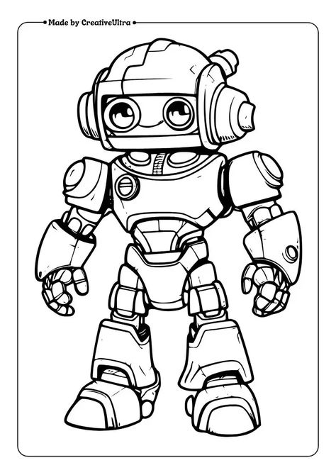 Robot Coloring Pages Free Printable, Transformers Drawings, Robot Coloring Pages, Robot Coloring, Collage Creator, Big Robots, Travel Collage, Collage Diy, Coloring Pages Free Printable