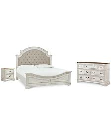 Bedroom Sets - Macy's Panel Bedroom, Bed Dresser, Romantic Bed, Upholstered Bedroom, Traditional Cottage, King Upholstered Bed, Queen Panel Beds, Upholstered Panel Bed, Bedroom Panel