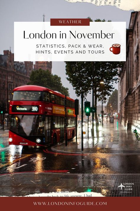 Rainy day in London London November Travel, London Fashion November, London In November Aesthetic, Things To Do In London In November, What To Wear In London In November, London November Outfit, London In November Outfits, London Fashion Outfits, London Tourist Spots