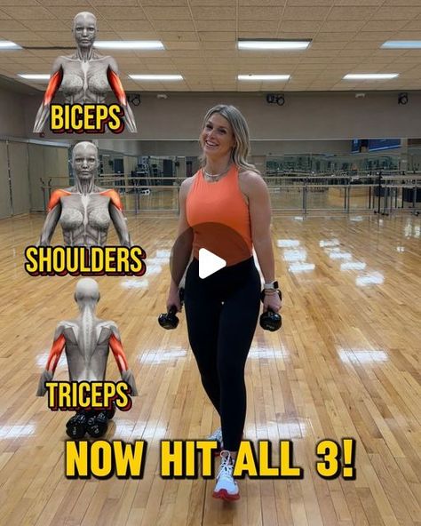 Arm Pyramid Workout, Bicep Workout Women Dumbbells, Arm Workout With Dumbbells For Women, Arms And Shoulders Workout At Home, Upper Body Women Workout, Dumbell Arm Workout Women, Arm And Abs Workout, Arm Dumbbell Workout, Biceps Workout Women