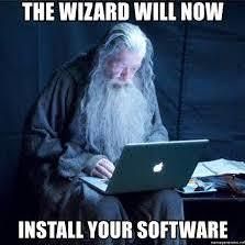 Computer Memes, Computer Humor, Tech Humor, Heroic Fantasy, Tauriel, Famous Movies, Gandalf, Legolas, Memes Humor