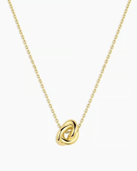 Infinity Knot Necklace – gorjana Enewton Necklace, Gold Jewelry Simple Necklace Classy, Everyday Necklace Stack, Dainty Gold Jewelry Aesthetic, Dainty Jewelry Aesthetic, Gifts For Women Over 50, Cute Gold Jewelry, Gold Necklace Aesthetic, Gold Necklace Stack