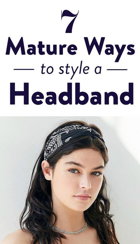 Here’s how to rock a headband without looking like you’re back in elementary school. (via SHEfinds) Style A Headband, Headbands Hairstyles Short, How To Wear Headbands, Headbands For Short Hair, Second Day Hairstyles, Bobby Pin Hairstyles, Bow Hairstyle, Pigtail Braids, Bandana Hairstyles