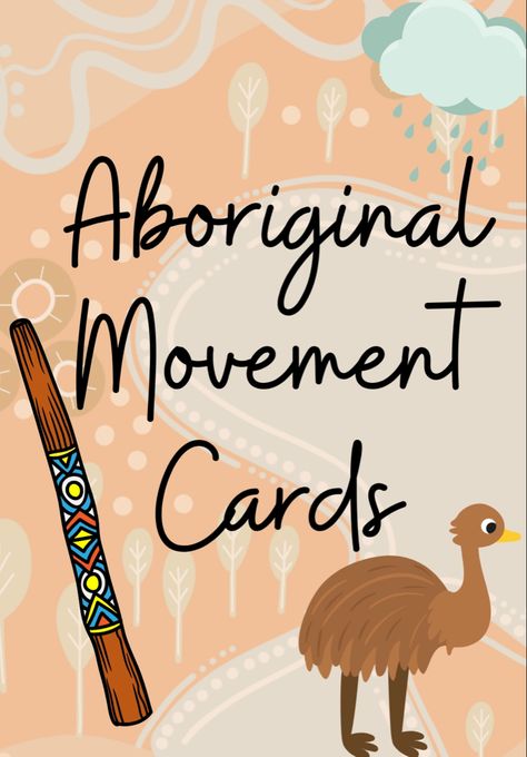 Aboriginal Craft, Indigenous Symbols, Aboriginal Activities, Naidoc Week Activities, Movement Cards, Aboriginal Education, Indigenous Education, Toddler Craft, Early Childhood Learning