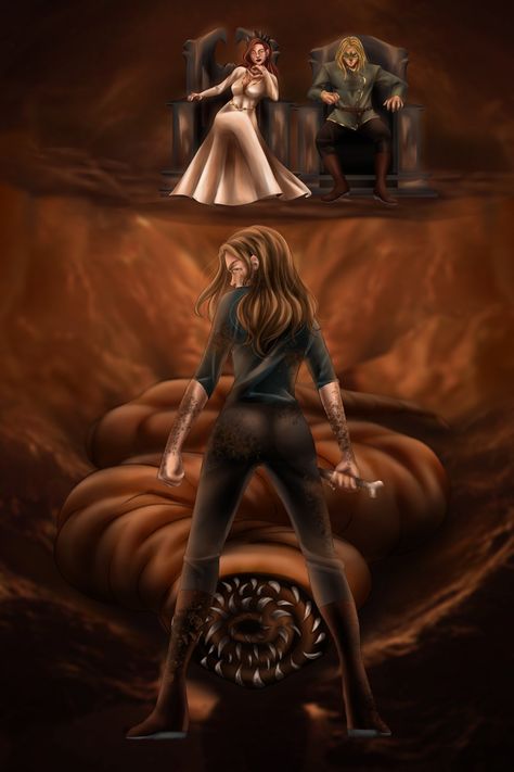 Feyre In Acotar, Feyre Midsummer Dress Acotar, Acotar Amarantha Fanart, Feyre And Worm, Under The Mountain Acotar Amarantha, Acotar Book One Fanart, Feyre And Amarantha Acotar, Tamlin And Amarantha Acotar, Weaver Of The Wood Acomaf