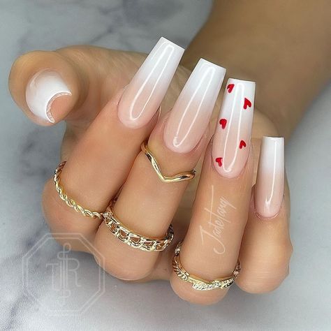 Vday Nails, Nails Valentines, February Nails, Valentine Nails, Nail Designs Valentines, Acrylic Nails Coffin Short, Square Acrylic Nails, Dream Nails, Coffin Nails Designs