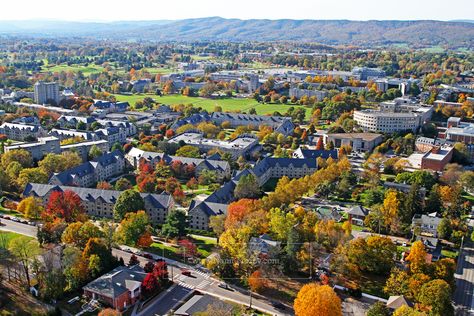 Virginia Tech Campus Flyover: October 19, 2014. I go to the best, most beautiful school on Earth. Virginia Tech Campus, Blacksburg Virginia, Blacksburg Va, Cascade Falls, College Life Hacks, George Mason University, Skyline Drive, Virginia Tech Hokies, Virginia Tech