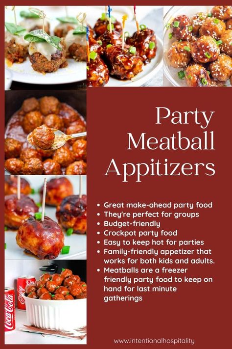 Meatball Party Food, Thanksgiving Appetizer Meatballs, Meatball Display For Party, Christmas Appetizers Meatballs, Bridal Shower Meatballs, How To Display Meatballs, Turkey Meatballs Appetizer Party Appetizers, Meatball Bites Appetizer Recipes, Horderves Appetizers Meatballs