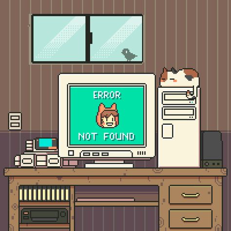 Pixel Room 90s on Behance Pixel Room, 90s Room, Retro Games Poster, Arte Gif, Pixel Art Background, Pixel Animation, Arte 8 Bits, 8bit Art, Cool Pixel Art