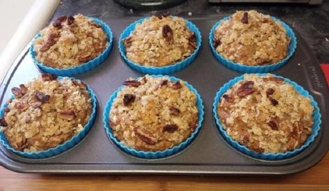 Bisquick Banana Oat Muffins #justapinchrecipes Banana Bread Recipe With Applesauce, Bisquick Banana Muffins, Bisquick Muffins, Recipe With Applesauce, Bisquick Recipes Breakfast, Bisquick Banana Bread, Recipe Using Applesauce, Banana Bread With Applesauce, Banana Bread Muffin Recipe