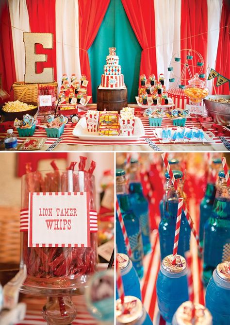 Big Top Vintage Circus First Birthday Party // Hostess with the Mostess® Circus First Birthday Party, Circus Themed Birthday Party, Circus First Birthday, Circus 1st Birthdays, Booth Setup, Circus Birthday Party Theme, Vintage Circus Party, Circus Carnival Party, Lion Tamer