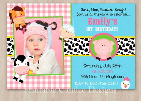 farm animal birthday girl clothing | Unavailable Listing on Etsy Girl Farm Birthday Party, Girls Farm Birthday, Cowgirl Birthday Invitations, Cow Birthday, Barnyard Birthday, Farm Birthday Party, Cowgirl Birthday, First Rodeo, Cowgirl Party