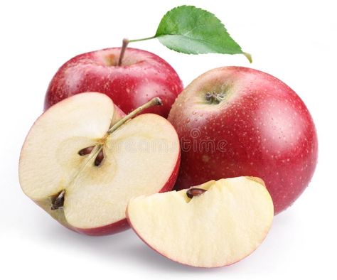 Two red apple and apple slices. Two red apple with leaf and apple slices isolate , #AFF, #slices, #apple, #red, #leaf, #background #ad Apple Benefits, Healthy Fiber, Speed Up Metabolism, Fat Loss Diet, Fat Burning Drinks, Juicing Recipes, Red Apple, Heart Healthy, Superfoods