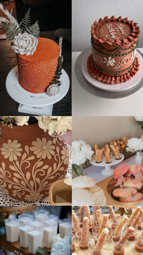 Cielito Lindo Theme Wedding, Pan Dulce Table Ideas, Barro Baby Shower Theme, Cantarito Wedding, Cielito Lindo Cake Ideas, Cielito Lindo Baby Shower Cake, Cielito Lindo Baby Shower Theme Desserts, White Mexican Party, Cielito Lindo Dessert Table