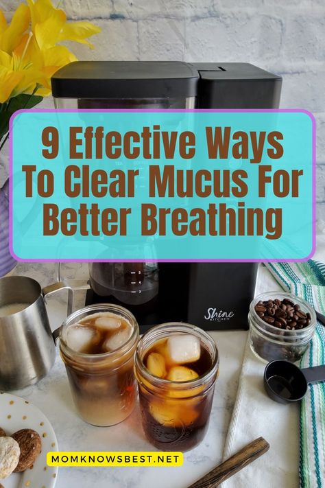 Clear Mucus, Clear Lungs, Best Cough Remedy, Better Breathing, Home Remedies For Allergies, Toddler Cough Remedies, Natural Remedies For Migraines, Allergy Remedies, Natural Sleep Remedies