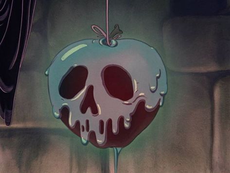 Alcohol-Infused Caramel Apples | Carving A Journey Snow White Poison Apple, Snow White Apple, Apple Tattoo, Widget Pics, Princess Toadstool, Poison Apple, Poison Apples, Snow White And The Seven Dwarfs, Hauntingly Beautiful