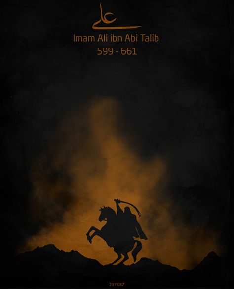 Imam Ali - Poster, Cesar Jaffar on ArtStation at https://www.artstation.com/artwork/J90KVZ Abu Talib, Ali Bin Abi Thalib Art, Muharram Wallpaper, Old Warrior, Karbala Pictures, Seni Arab, Joker Pics, Arsitektur Masjid, Airplane Fighter