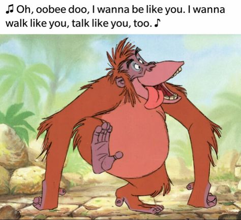 Jungle Book - my favorite - I want to be like you-hwhw King Louie Jungle Book, Disney Movie Trivia, Jungle Book Characters, The Jungle Book 2, Book Costumes, Jungle Book Disney, Images Disney, Sweet Tattoos, The Jungle Book