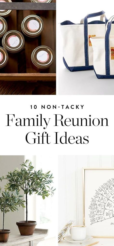 Family Reunion Ideas Themes, Reunion Gift Ideas, Family Reunion Centerpieces, Family Reunion Decorations, Reunion Centerpieces, Family Reunion Favors, Cheesy Gifts, Family Reunion Gifts, Family Gift Ideas