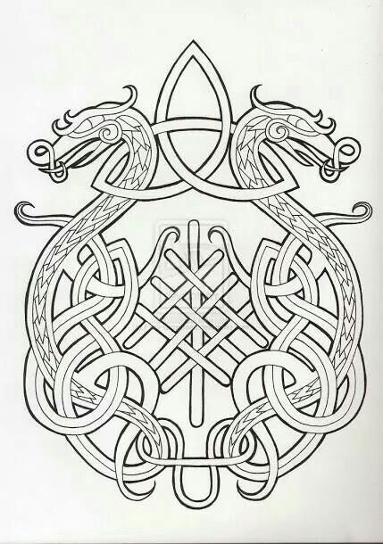 Color Plank Of Wood, Arte Viking, Viking Pattern, Symbole Viking, Celtic Tattoo, Norse Symbols, Norse Tattoo, Nordic Tattoo, Viking Designs