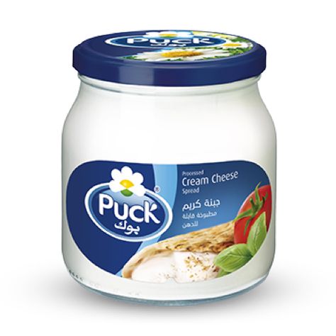 Spreadable Cheese | Puck Products | Puck Arabia Puck Cheese, Cream Cheese Spread, Spreadable Cheese, Chocolate Packaging Design, Breakfast Ingredients, Balanced Breakfast, Cream Cheese Spreads, Delicious Cream, Healthy Living Quotes