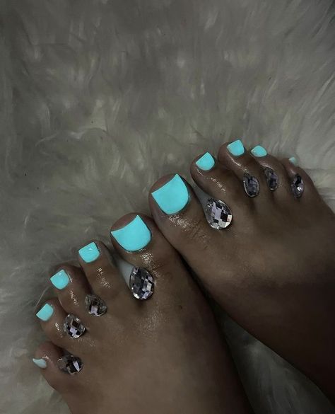 ˚୨୧⋆ @bella2angel Royal Blue Toe Nails, Blue Toe Nails, Gel Toe Nails, Acrylic Toes, Acrylic Toe Nails, Pretty Toe Nails, Cute Toe Nails, Blue Acrylic Nails, Colored Acrylic Nails