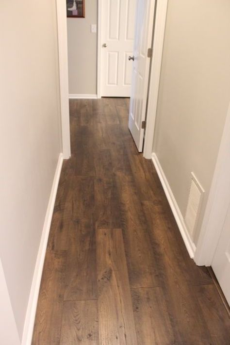 Medium Laminate Flooring, Dark Wood Lvp Flooring, Mohawk Rare Vintage Earthen Chestnut, Hardwood Laminate Floors, Brown Laminate Flooring Living Room, Carpet To Laminate Before And After, Medium Brown Laminate Flooring, Laminate Floors Living Room, Brown Wood Floor Kitchen