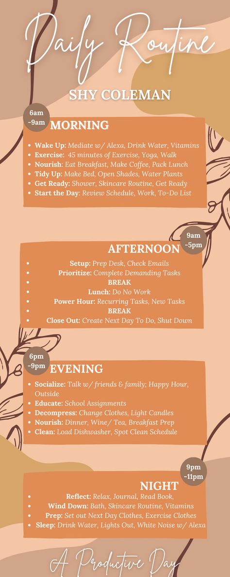 Healthy Day Routine, Healthy Routine Daily, Daily Routine Habits, Morning Routines List, Daily Routine Schedule, Morning Routine Productive, 5am Club, Daily Routine Planner, Morning Routine Checklist