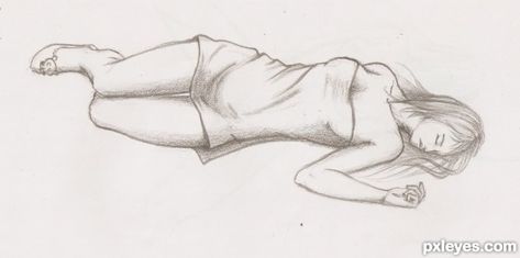 . Sleeping People, Sleeping Person, Person Sketch, Sleeping Drawing, People Drawing, Person Drawing, Stitch Drawing, Pictures To Draw, Drawing People