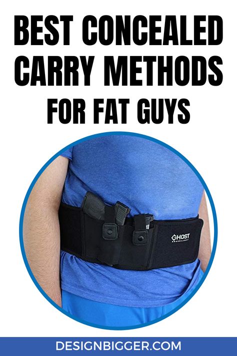 If you're a big guy (with a big belly) that want to carry, you're in luck. Get this belly band holster and you'll be comfortable all day long! Conceal Carrying, Concealed Holster, Iwb Carry, Belly Band Holster, Concealed Carry Holster, Best Concealed Carry, Low Riding, Iwb Holster, Concealed Carry Holsters