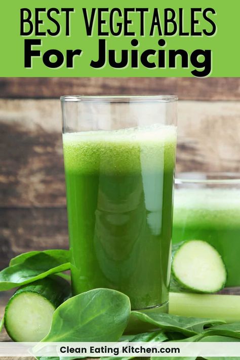 If you're looking to add more fruits and vegetables to your diet, juicing is a great way to do it! Not sure where to start? Check out this list of the best vegetables to juice for some ideas. These vegetables are packed with nutrients and flavor, so you'll be sure to enjoy them. Best Vegetables To Juice, Vegetables To Juice, Kale Juice Recipes, Carrot Juice Recipe, Best Juicing Recipes, Vegetable Juice Recipes, Kale Juice, Cabbage Juice, Spinach Juice