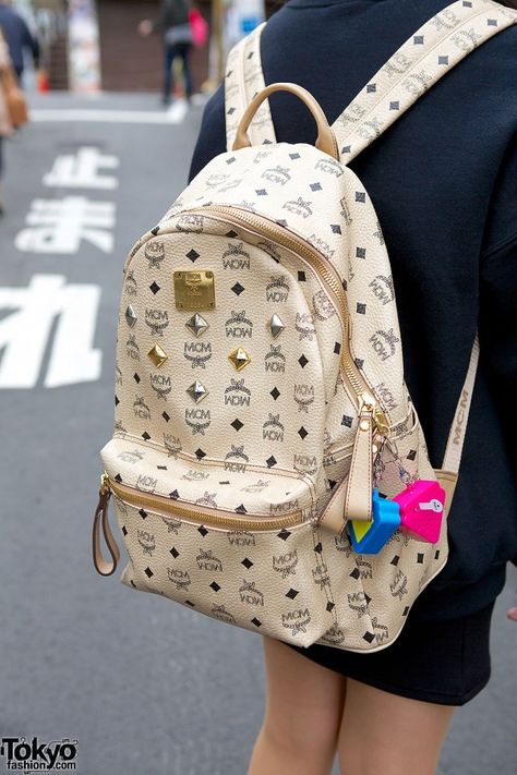 thebest #school #backpack #mcm but kind of #expensive, #like? Buy? no #money? check out http://www.titleloansmountainviewca.com/ Mcm Bag, Beige Backpacks, Mcm Backpack, Studded Backpack, Backpack Outfit, Harajuku Girls, Mcm Handbags, Mcm Bags, Backpack Pattern