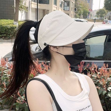 Women's Empty-top Peaked Cap Summer Sun Protection Visor Quick Drying Product information: Material:Polyester Packing list: Hat*1 https://zeensphere.com/products/womens-empty-top-peaked-cap-summer-sun-protection-visor-quick-drying-hat Summer Visor, Sun Visor Hat, Hats Women, Ponytail Hat, Wide Brim Sun Hat, Sun Protection Hat, Visor Hat, Peaked Cap, Fisherman Hat