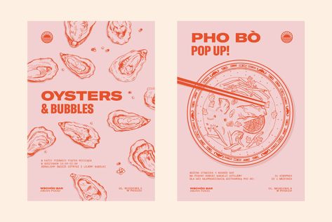 WSCHÓD BAR on Behance Menu Design Inspiration, Restaurant Poster, Food Branding, Menu Cover, Bar Logo, Food Graphic Design, Restaurant Logo Design, Restaurant Branding, Logo Restaurant