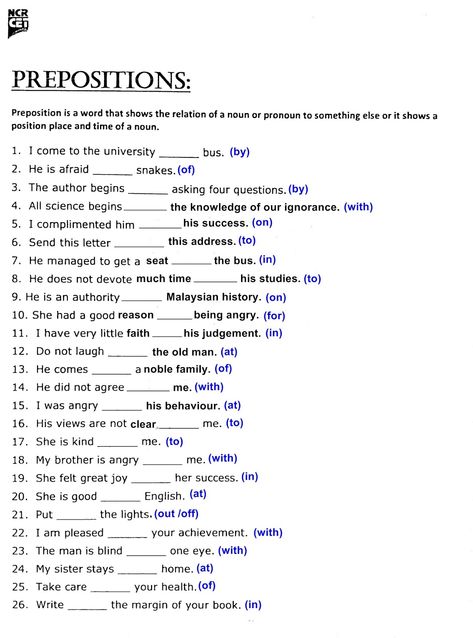 Identify Correct Prepositions Worksheets For Grade 1 - Kidpid 3E5 Class 7 English Worksheet, Preposition Worksheets For Grade 3, Preposition Worksheet, Prepositions Worksheets, Adverbs Worksheet, Worksheets For Grade 1, Preposition Worksheets, Grammar Chart, First Grade Reading Comprehension