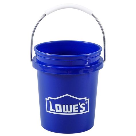 Lowe's Mini Bucket 0.5-Quart Bpa-free Polypropylene Paint Bucket Lowes.com Paint Buckets, Plastic Buckets, Mini Bucket, Food Storage Containers Organization, Cylinder Shape, Paint Supplies, Steel Handle, Food Storage Containers, Kitchen Storage Organization