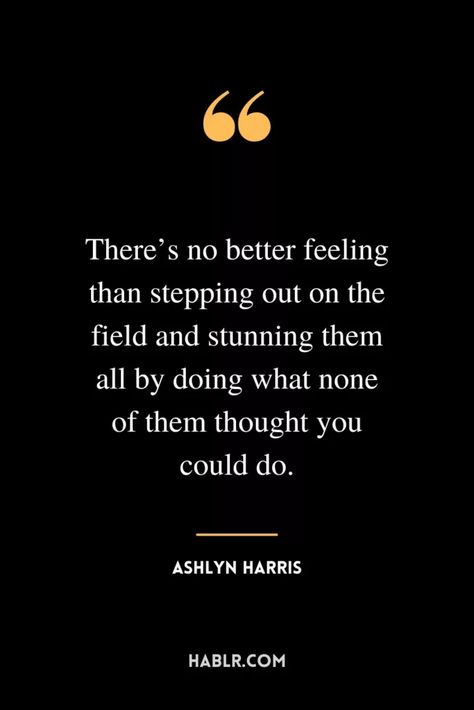 Quotes From Football Players, Powerful Athlete Quotes, Coach Motivation Quotes Sports, Teammates Quotes Sports, Motivating Sports Quotes, Quotes About Being An Athlete, Quotes About Confidence In Sports, Quitting A Sport You Love Quotes, Soccer Inspo Quotes