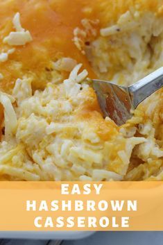 Easy Hashbrown Casserole, Hashbrown Potatoes, Cracker Barrel Copycat, Hashbrown Casserole Easy, Cracker Barrel Hashbrown Casserole, Hashbrown Casserole Recipe, Cheesy Hashbrown Casserole, Cheesy Hashbrowns, Breakfast Hashbrowns