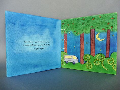 I Made A Short Children's Storybook For College Diy Childrens Book, Handmade Story Book, Diy Story Book, Diy Picture Book, Story Books For Toddlers, Storybook Crafts, Baby Story Books, Homemade Books, Story Books Illustrations