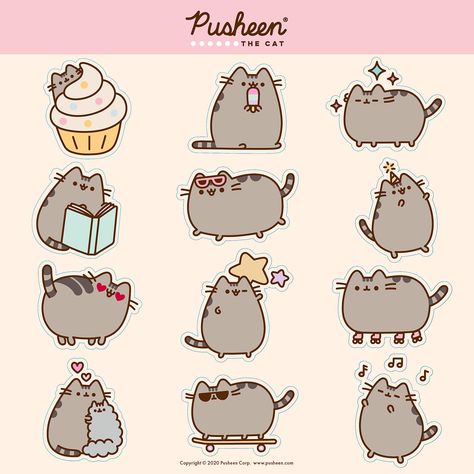 Pusheen Calendar, Pusheen Book, Pusheen Stickers, Corak Menjahit, Dog Washing Station, Cat Calendar, Calendar Wall, Dream's Cat, Cartoon Cake