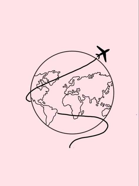 Pink Globe Wallpaper, Pink Globe Aesthetic, Globe Drawing Aesthetic, Aesthetic Globe Wallpaper, Pink Travel Wallpaper, Pink Travel Aesthetic, Globe Aesthetic, Pink Globe, Globe Wallpaper