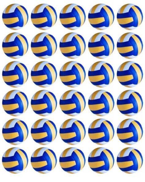 Volleyball Party Decorations, Volleyball Cupcakes, Volleyball Party, Edible Rice Paper, Edible Cupcake Toppers, Fairy Cake, Cupcake Toppers Printable, Potato Starch, Food Bag